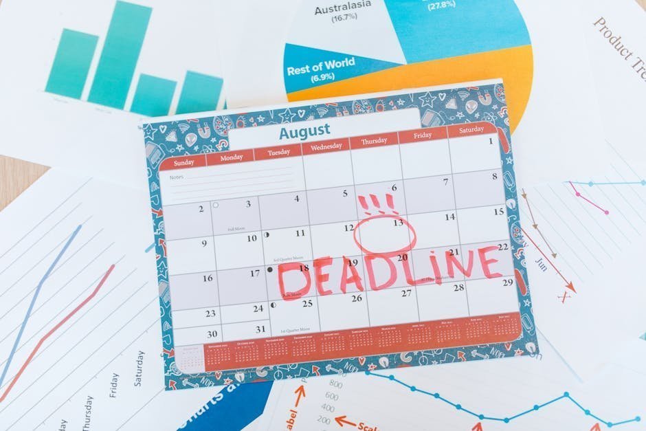 Calendar with marketplace enrollment deadline circled