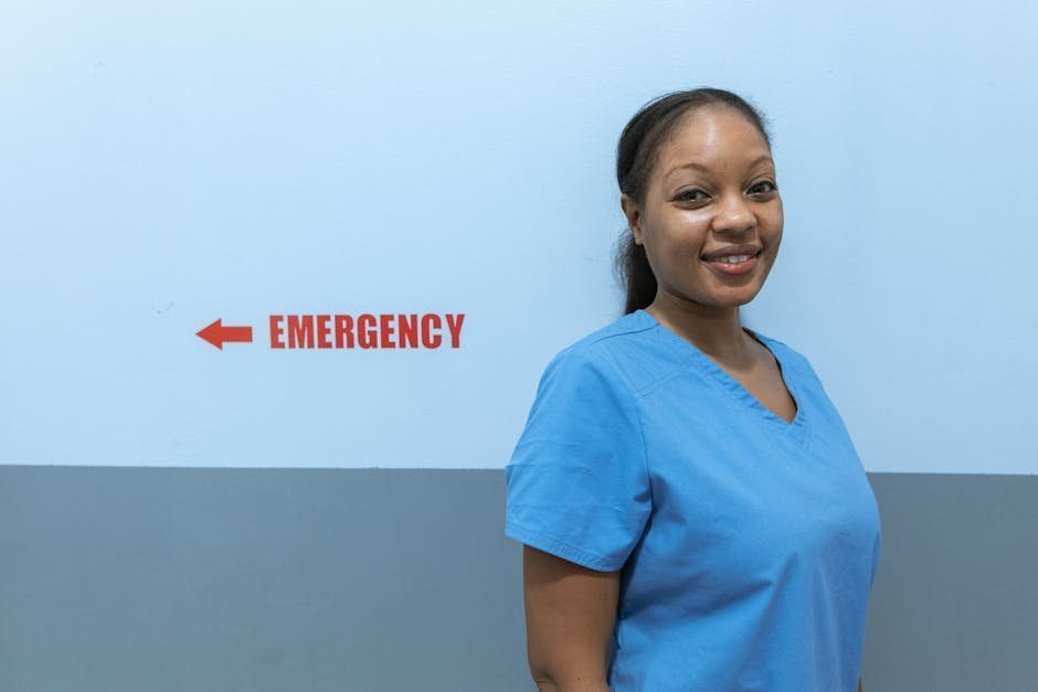 Anxious patient in emergency department exam room with cardiac monitoring during panic attack workup